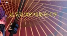 赵又廷演的电影800字(5篇)