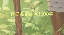 青岛会议服务1500字(8篇)